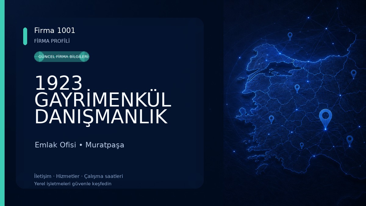 1923 GAYRİMENKÜL DANIŞMANLIK