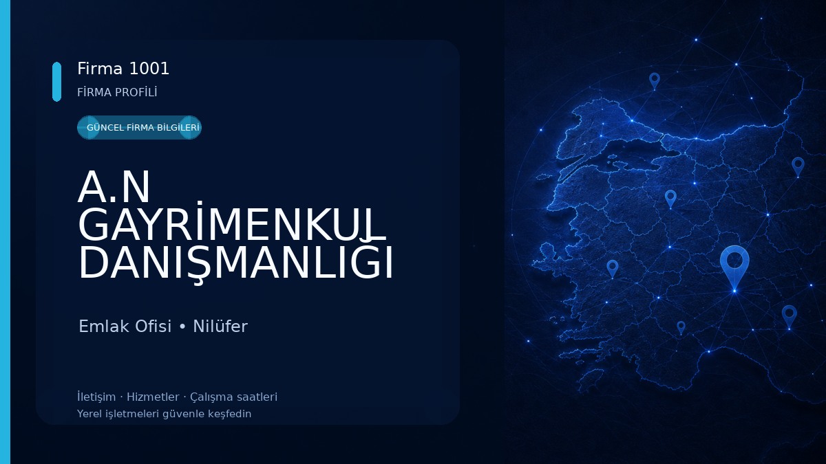 A.N GAYRİMENKUL DANIŞMANLIĞI