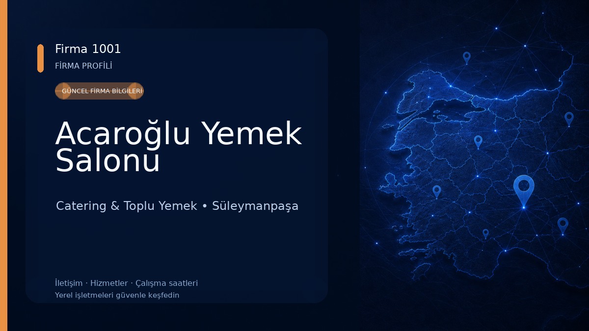 Acaroğlu Yemek Salonu