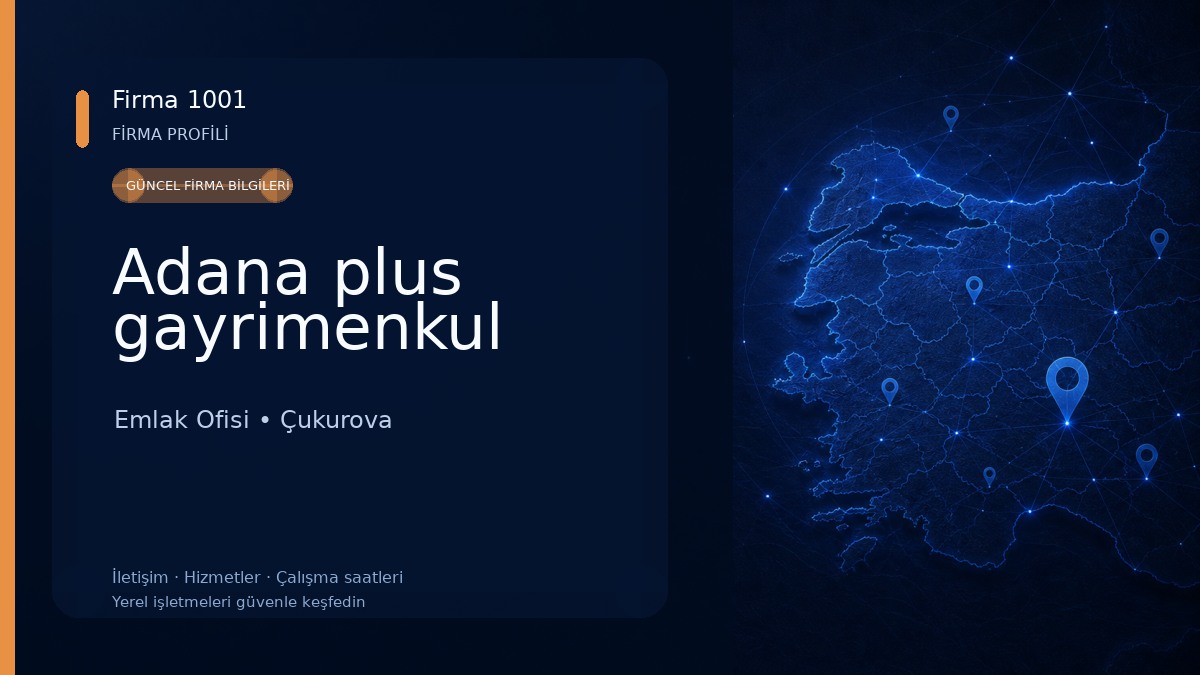 Adana plus gayrimenkul