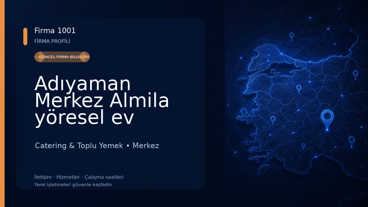 Adıyaman Merkez Almila yöresel ev yemekleri