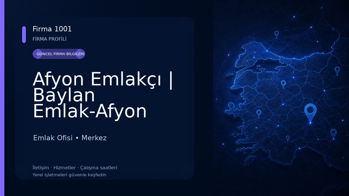 Afyon Emlakçı | Baylan Emlak-Afyon Emlakçı,Afyon En İyi Emlak,Güvenilir Emlak,Satılık Daire,Kiralık Daire,Satılık Arsa