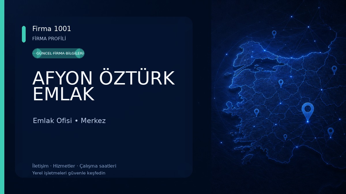 AFYON ÖZTÜRK EMLAK