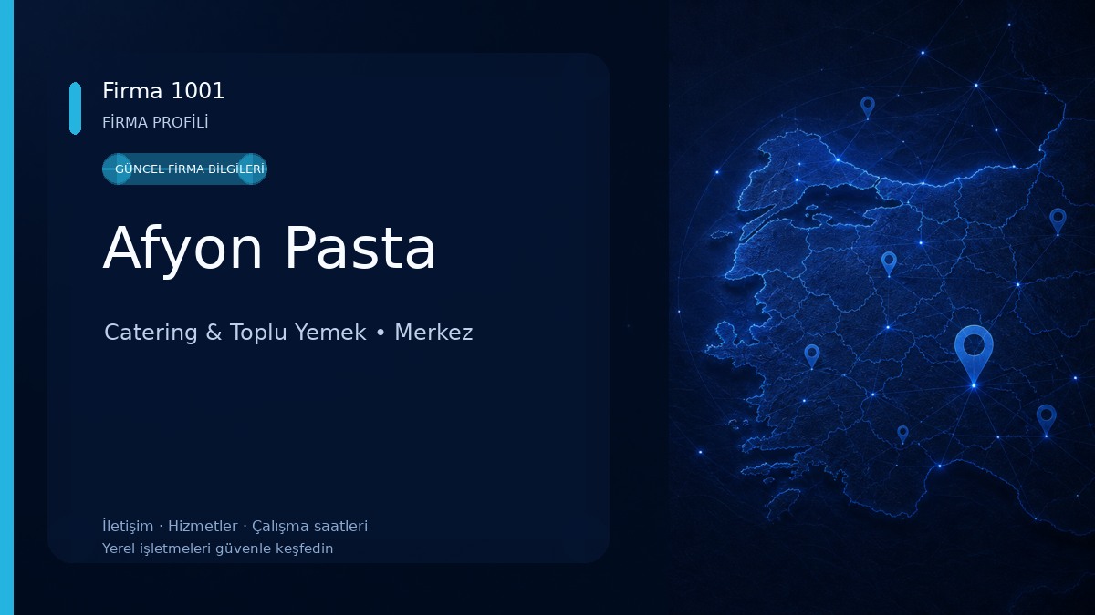 Afyon Pasta