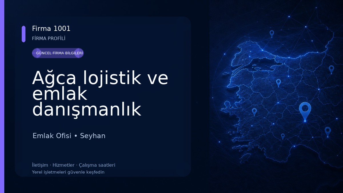 Ağca lojistik ve emlak danışmanlık