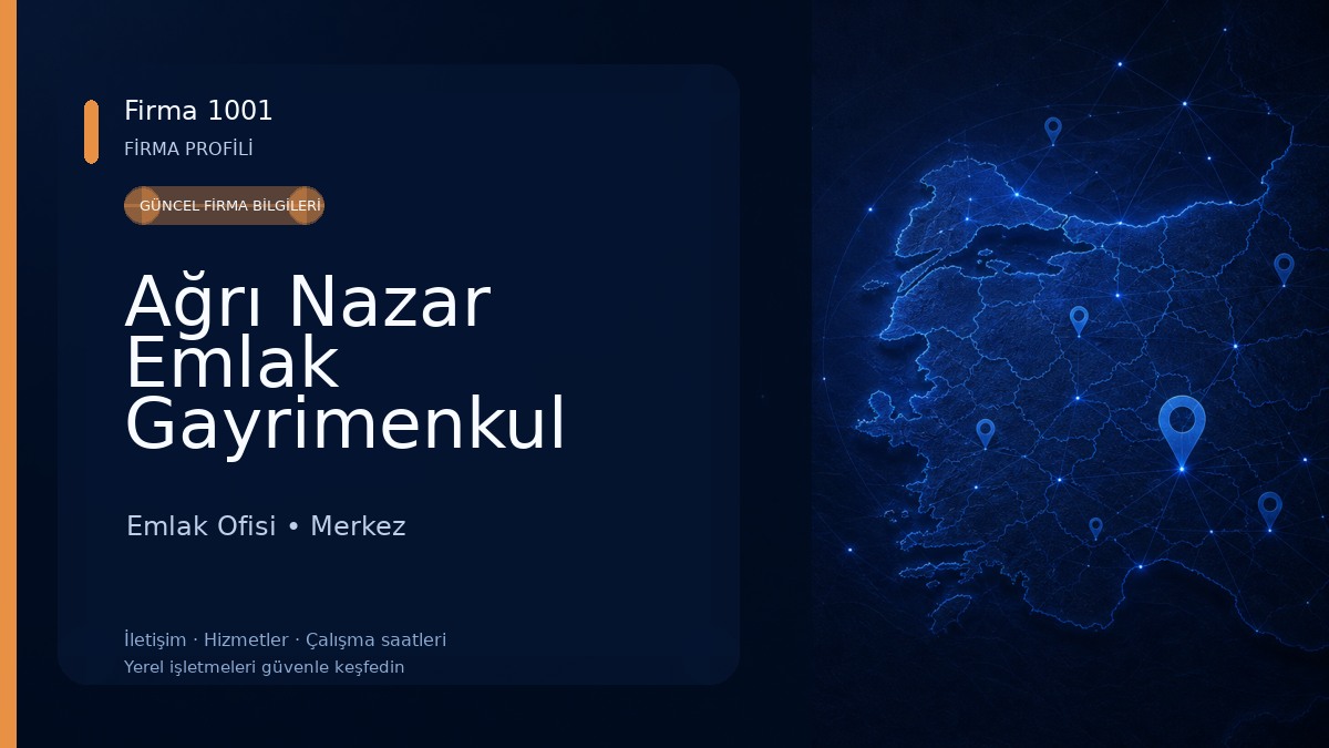 Ağrı Nazar Emlak Gayrimenkul