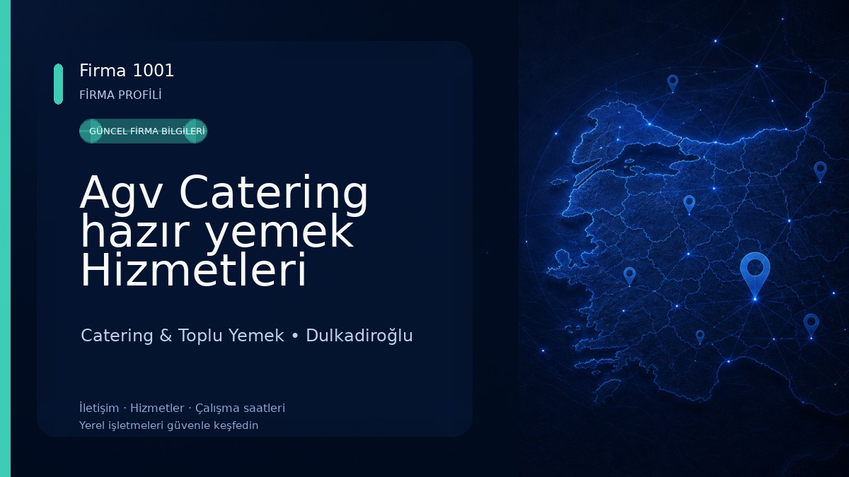 Agv Catering hazır yemek Hizmetleri