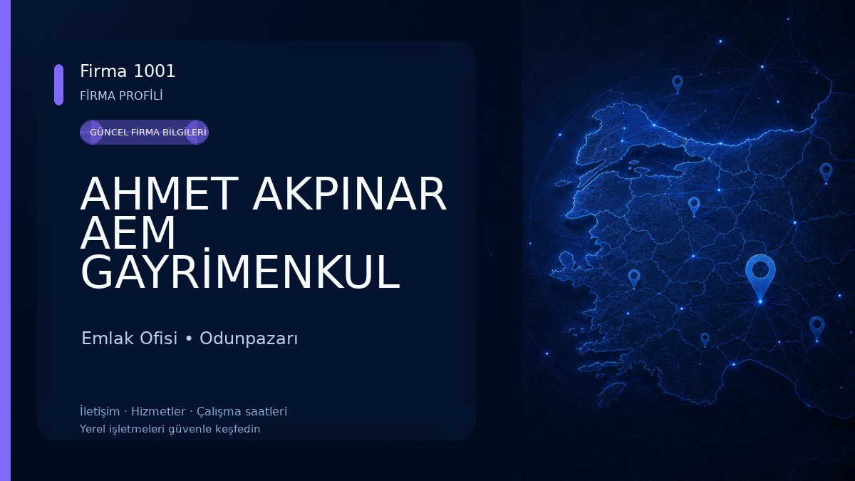 AHMET AKPINAR AEM GAYRİMENKUL İNŞAAT YATIRIM DANIŞMANLIK