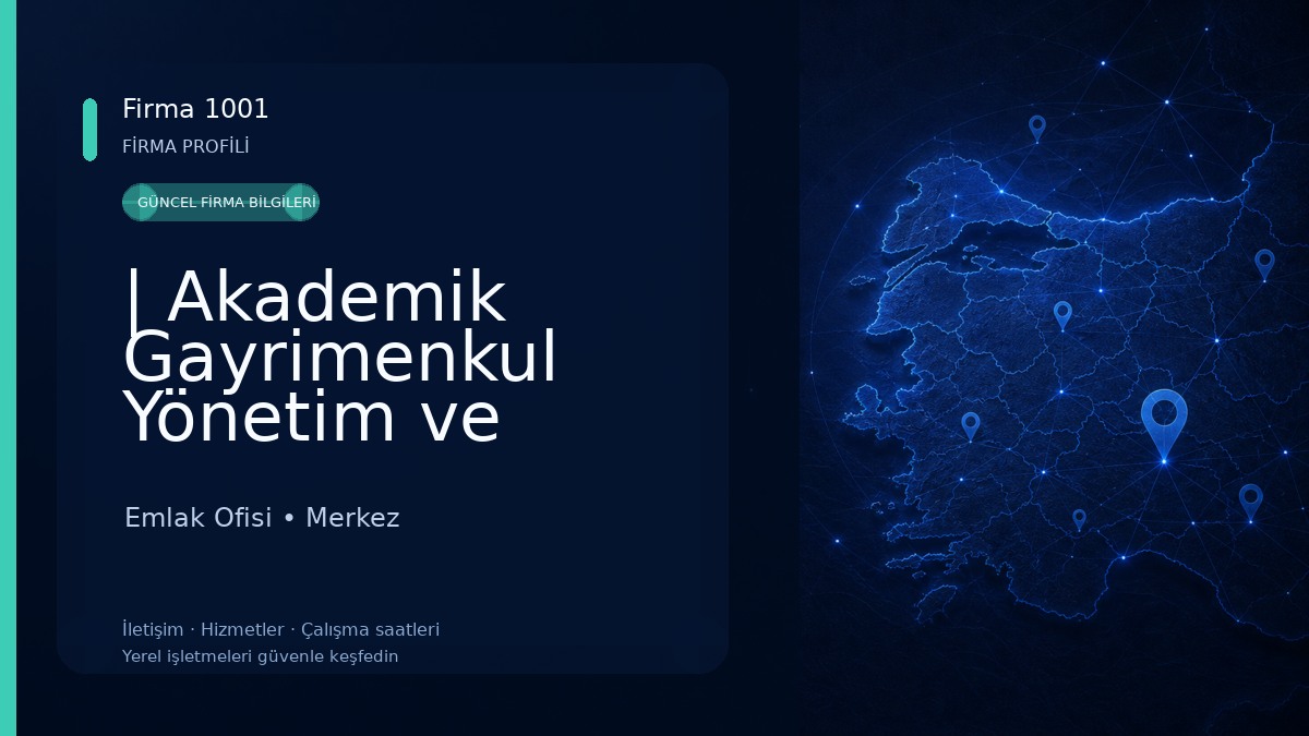 | Akademik Gayrimenkul Yönetim ve Kiralama
