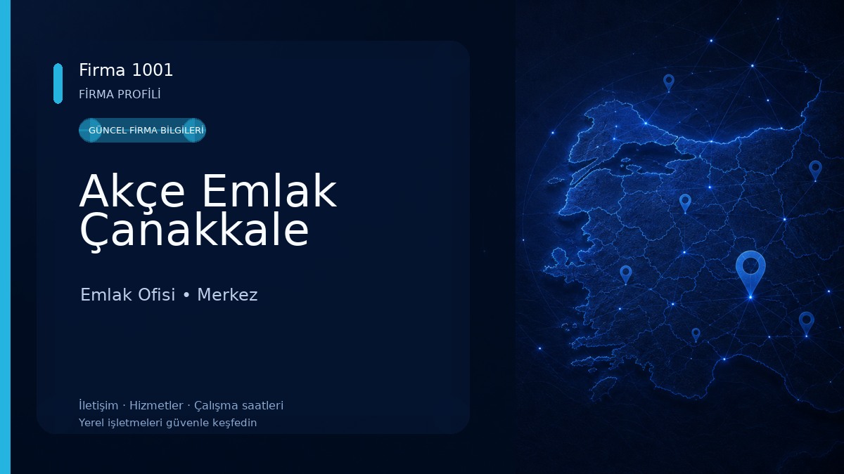 Akçe Emlak Çanakkale