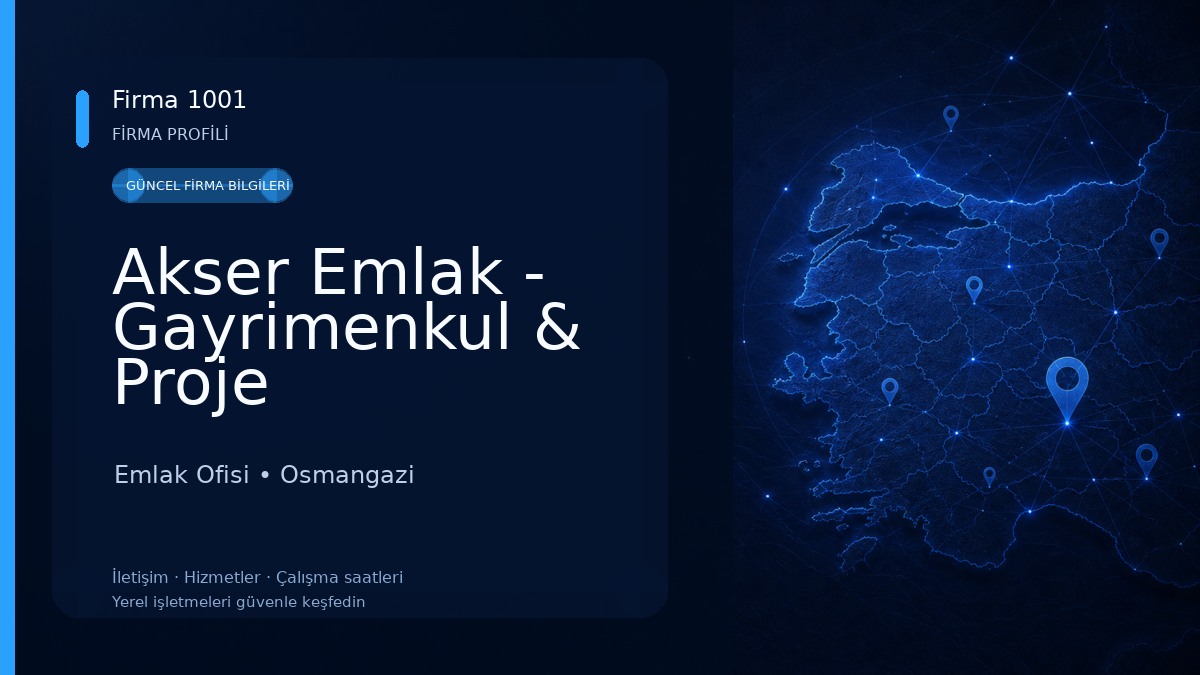 Akser Emlak - Gayrimenkul & Proje Danışmanlık