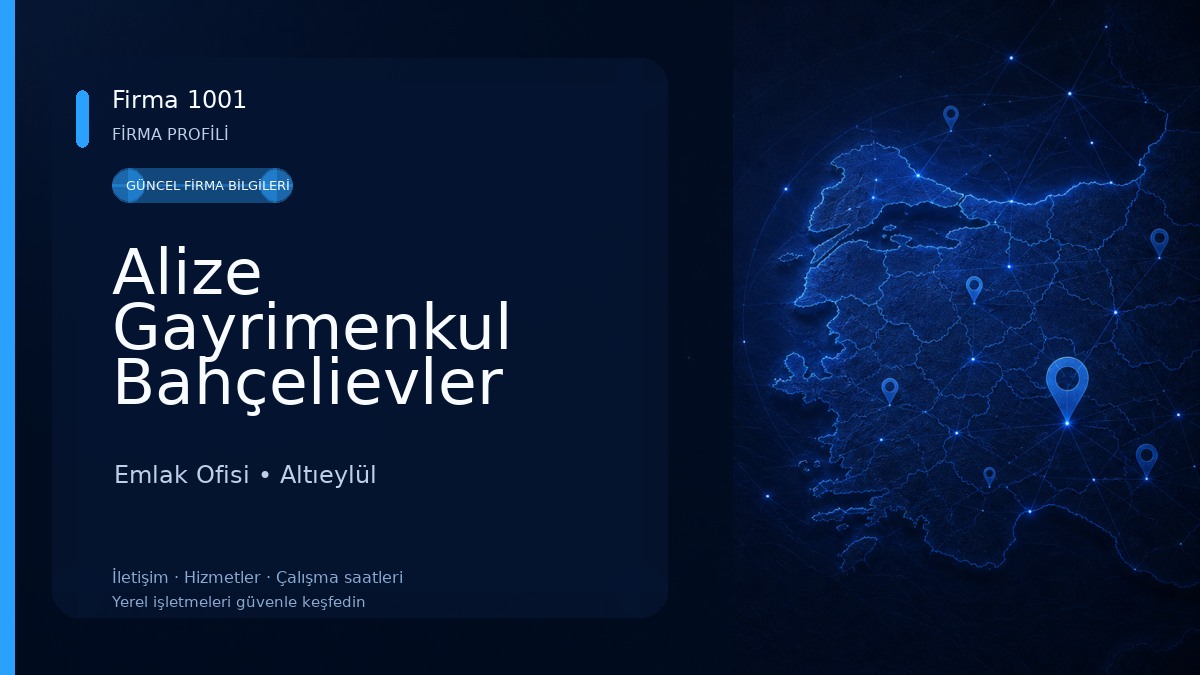 Alize Gayrimenkul Bahçelievler