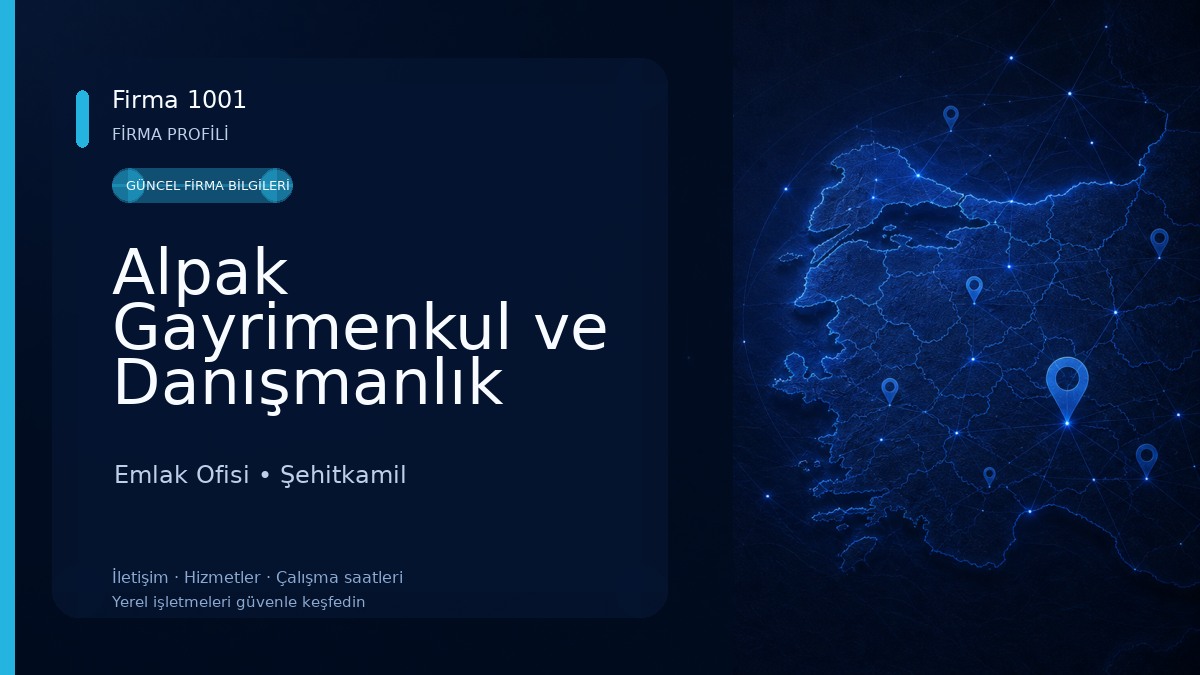 Alpak Gayrimenkul ve Danışmanlık