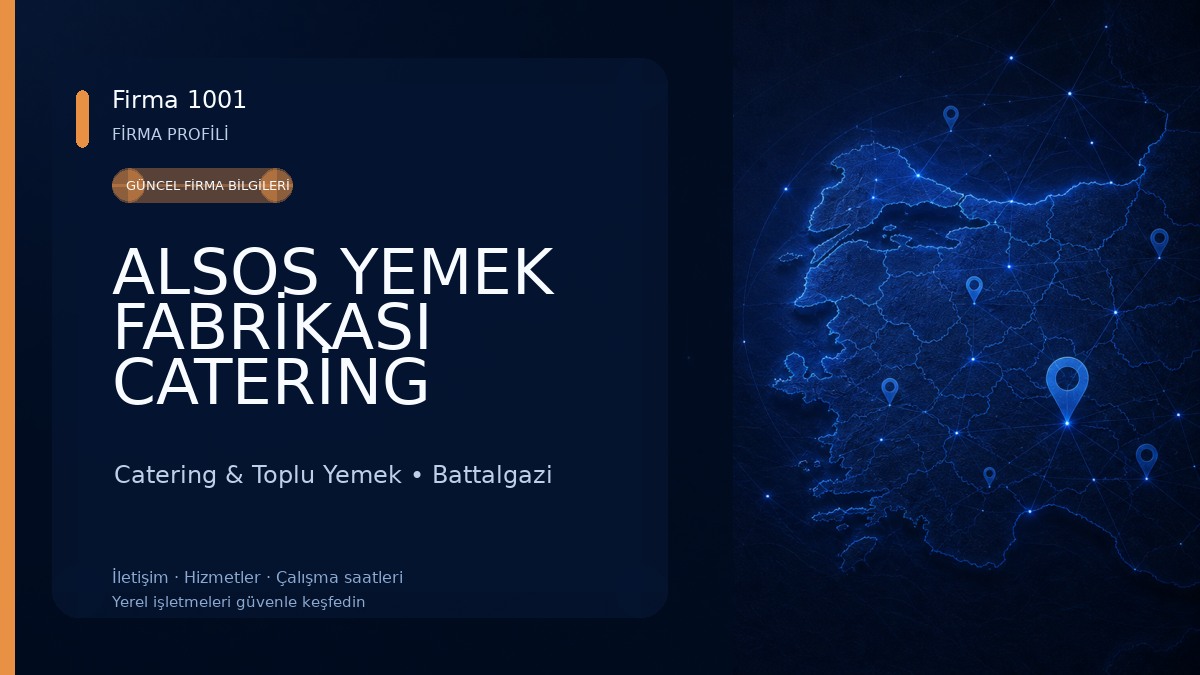 ALSOS YEMEK FABRİKASI CATERİNG