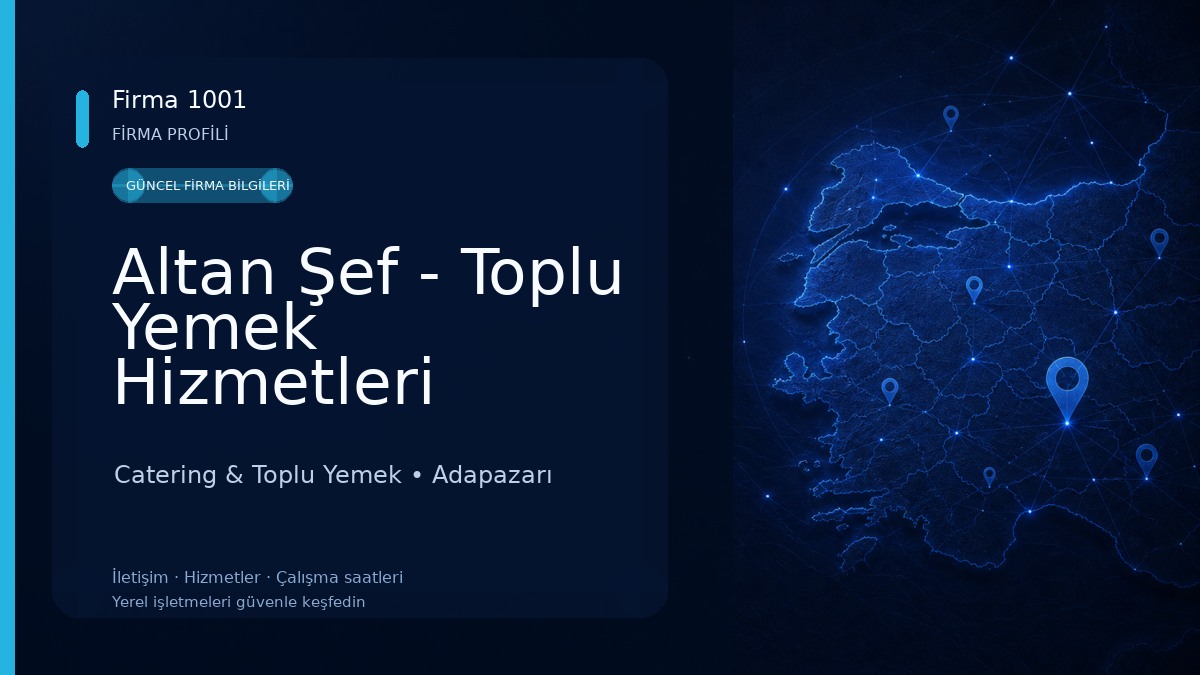 Altan Şef - Toplu Yemek Hizmetleri