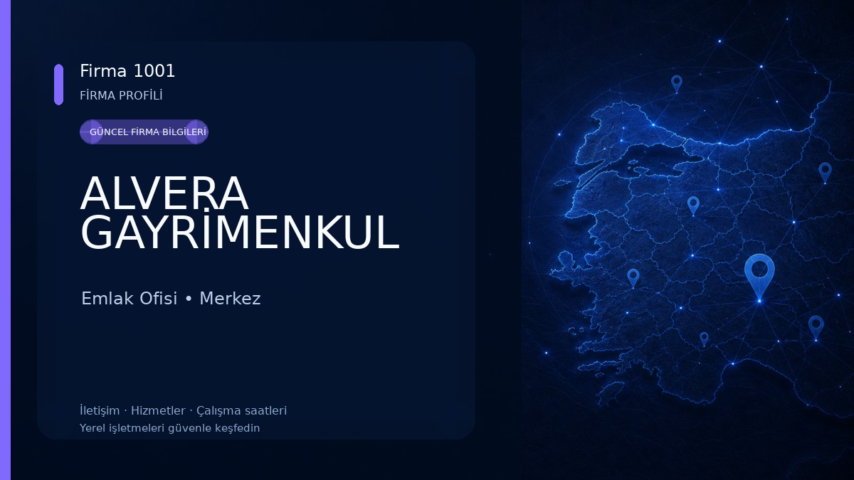 ALVERA GAYRİMENKUL