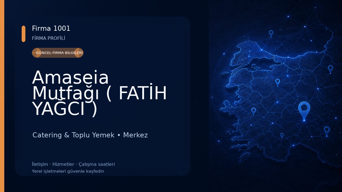 Amaseia Mutfağı ( FATİH YAĞCI )