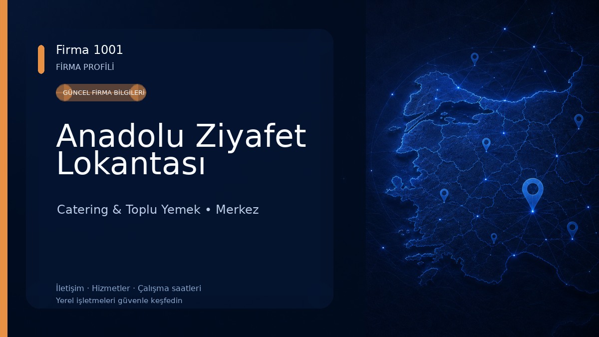 Anadolu Ziyafet Lokantası
