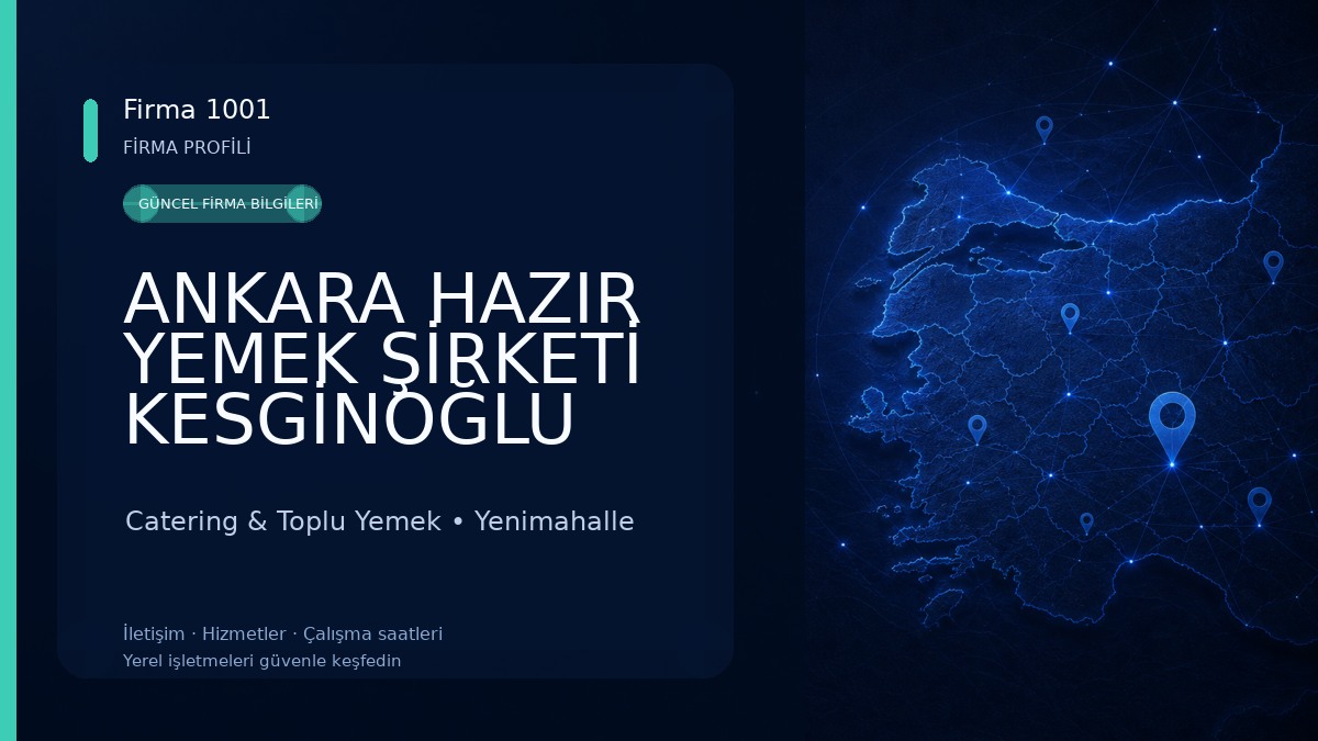 ANKARA HAZIR YEMEK ŞİRKETİ KESGİNOĞLU CATERİNG