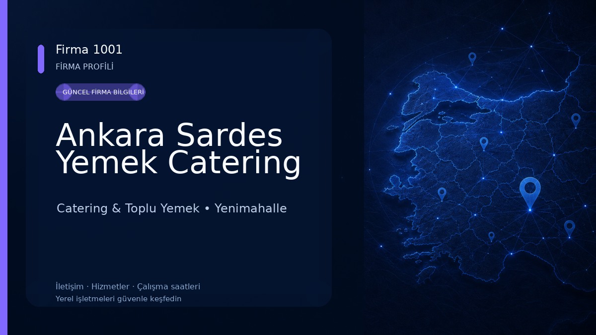 Ankara Sardes Yemek Catering