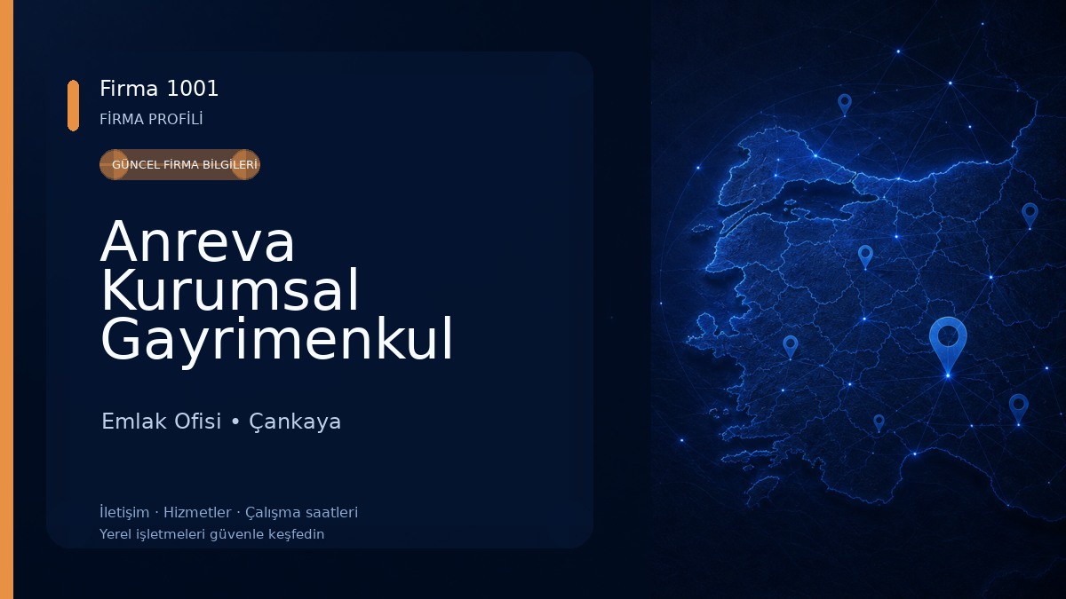 Anreva Kurumsal Gayrimenkul Değerleme ve Danışmanlık A.Ş.