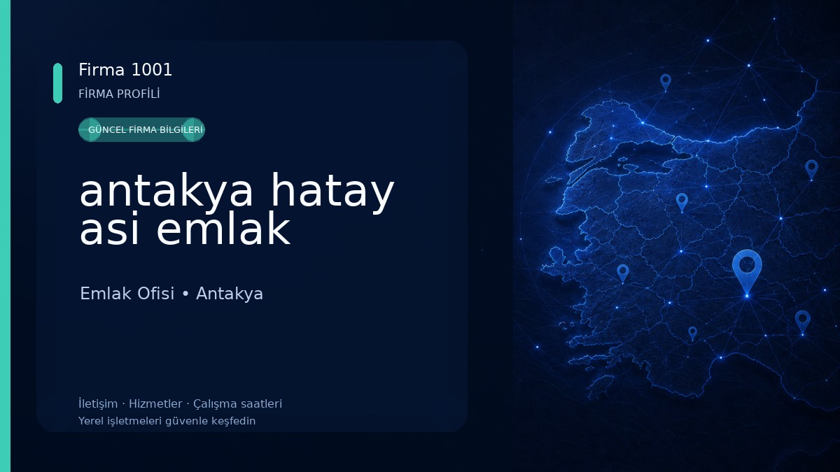 antakya hatay asi emlak
