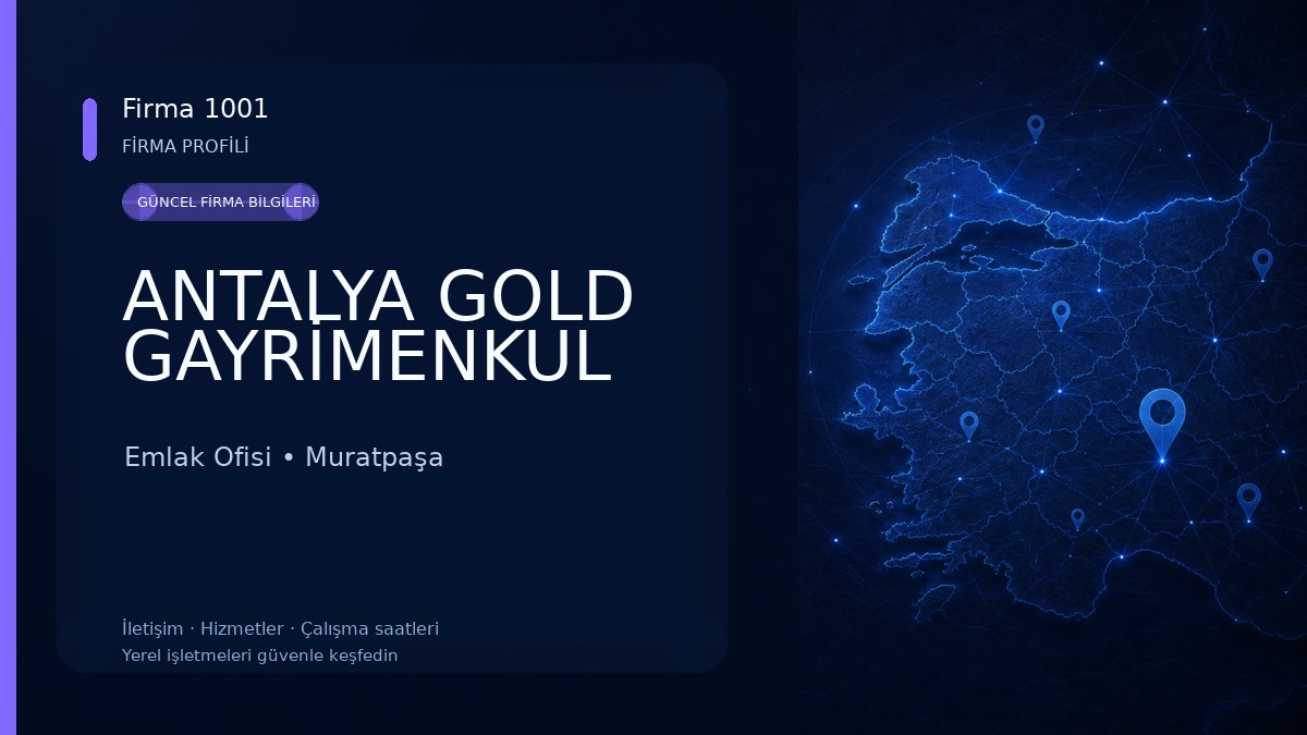 ANTALYA GOLD GAYRİMENKUL