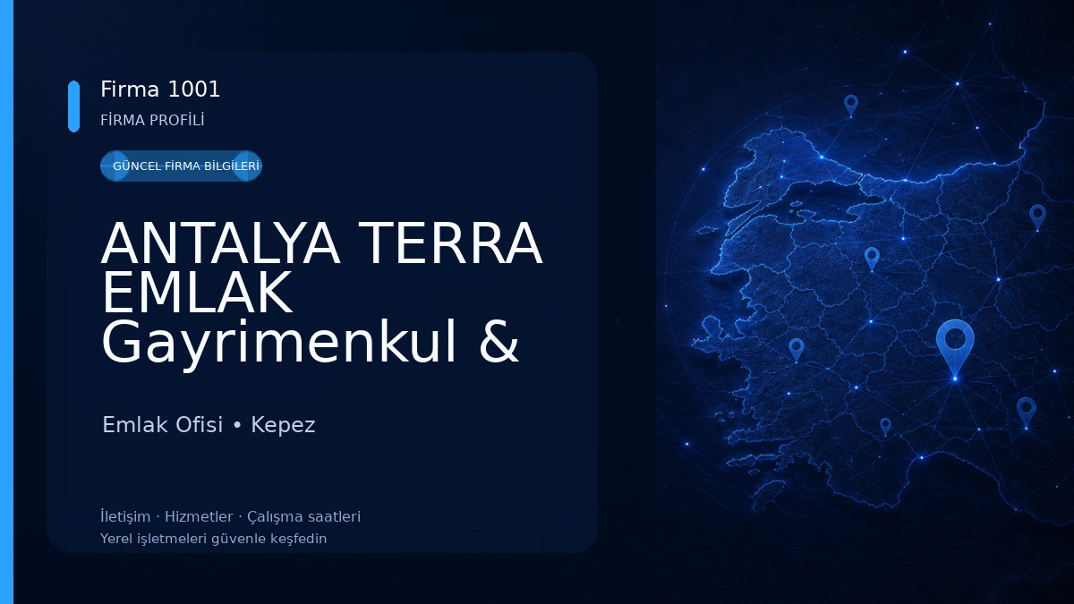 ANTALYA TERRA EMLAK Gayrimenkul & Danışmanlık