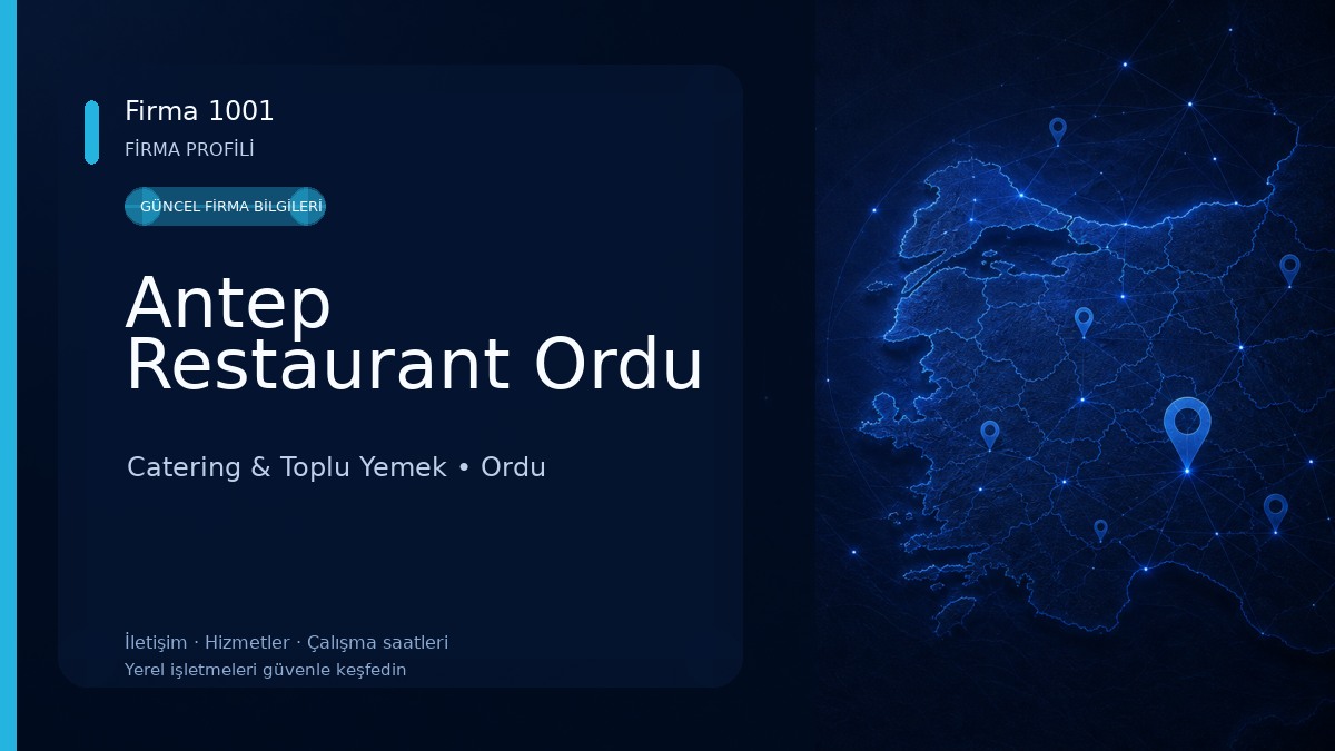 Antep Restaurant Ordu