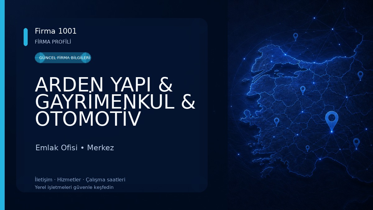 ARDEN YAPI & GAYRİMENKUL & OTOMOTİV