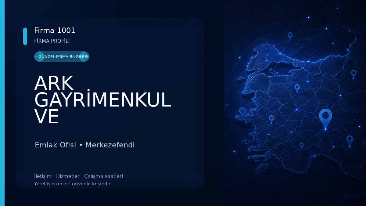 ARK GAYRİMENKUL VE DANIŞMANLIK