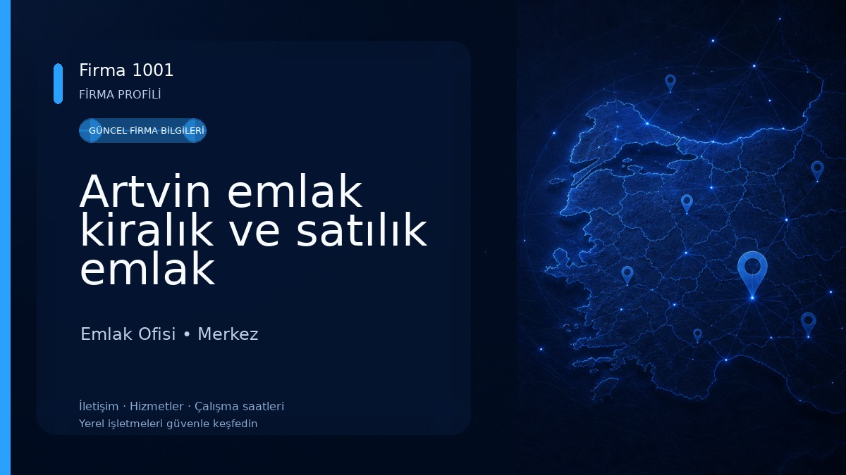 Artvin emlak kiralık ve satılık emlak