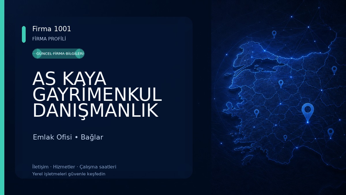 AS KAYA GAYRİMENKUL DANIŞMANLIK ŞİRKETİ