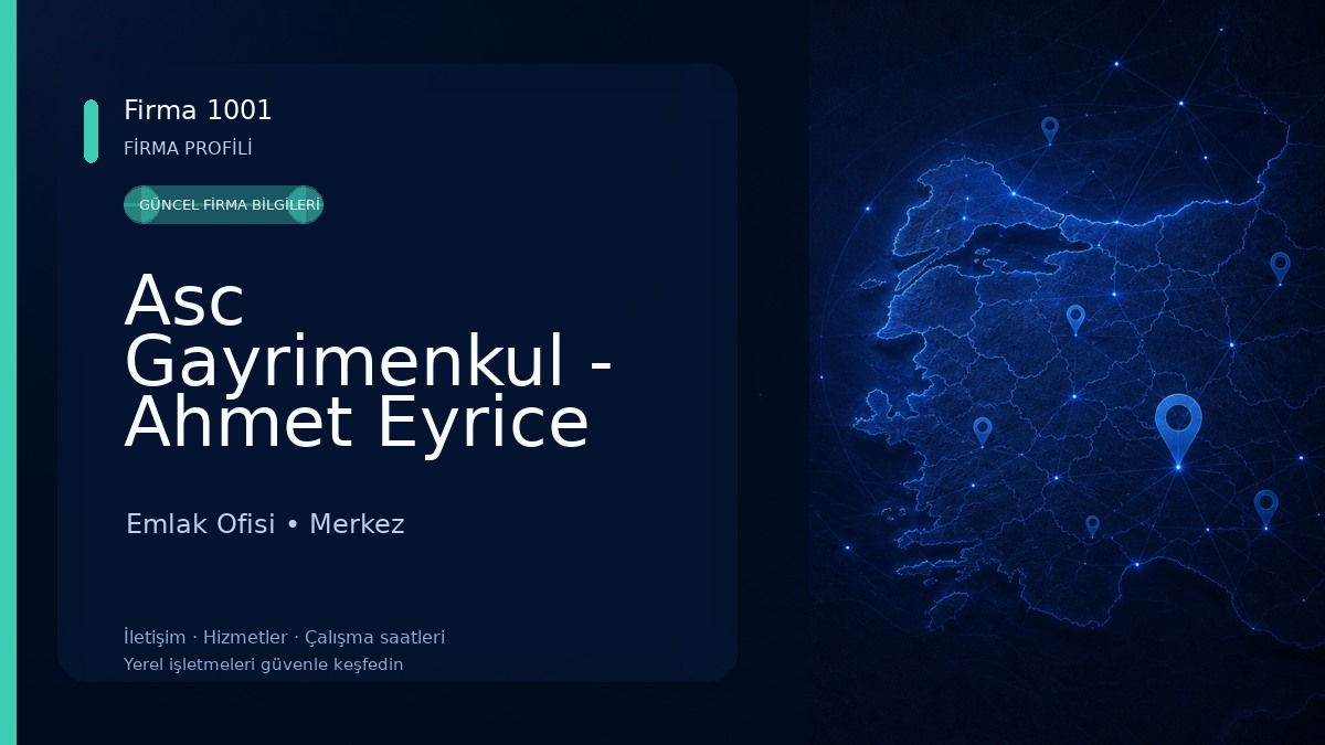 Asc Gayrimenkul - Ahmet Eyrice