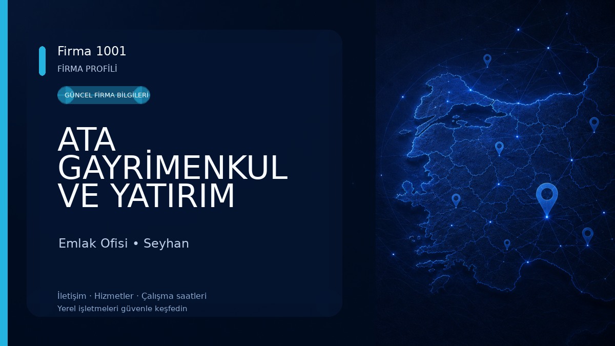 ATA GAYRİMENKUL VE YATIRIM DANIŞMANLIĞI