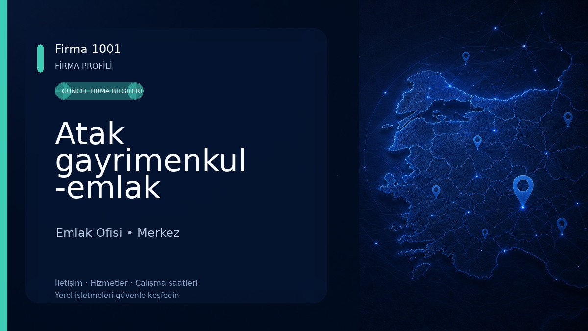 Atak gayrimenkul -emlak danışmanlık gyo