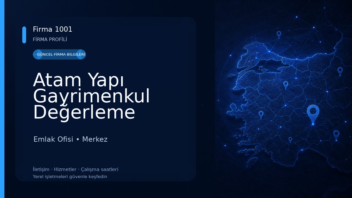 Atam Yapı Gayrimenkul Değerleme Ekspertiz