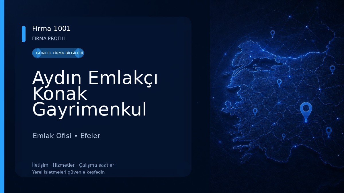 Aydın Emlakçı Konak Gayrimenkul