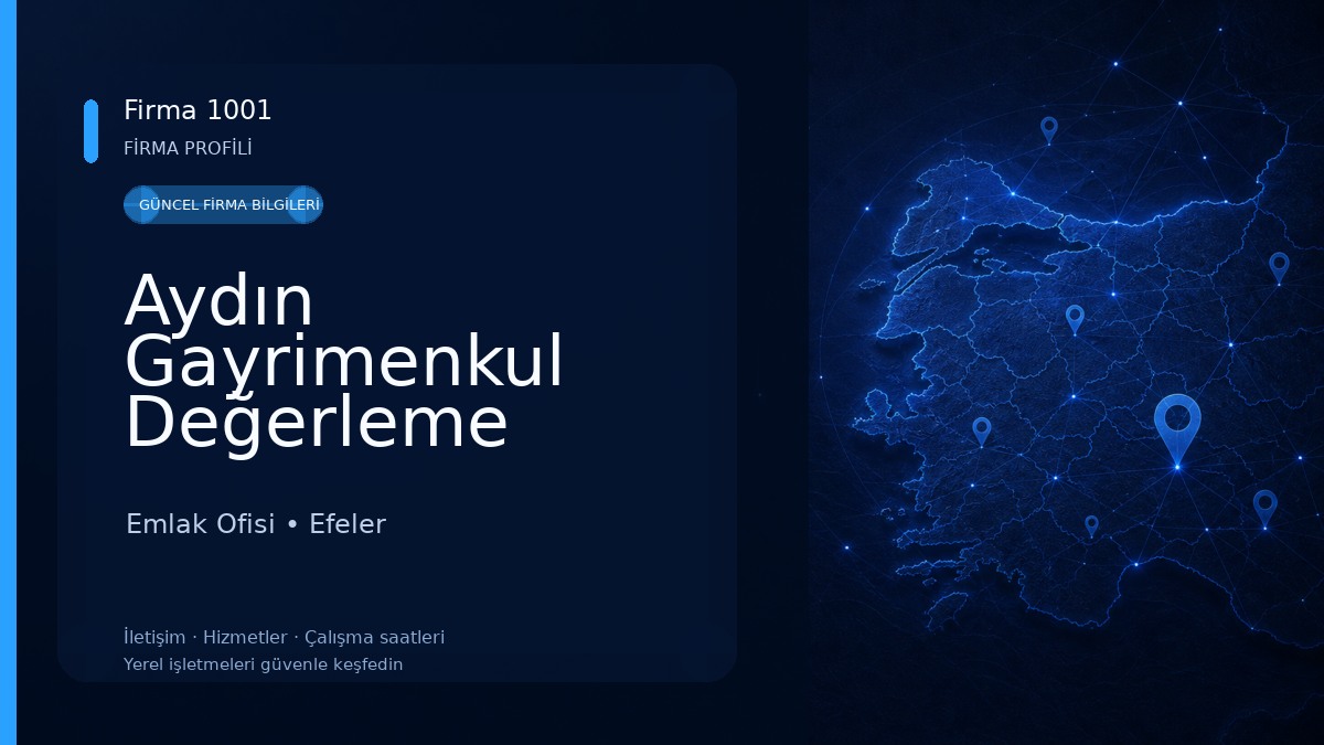 Aydın Gayrimenkul Değerleme Ekspertiz