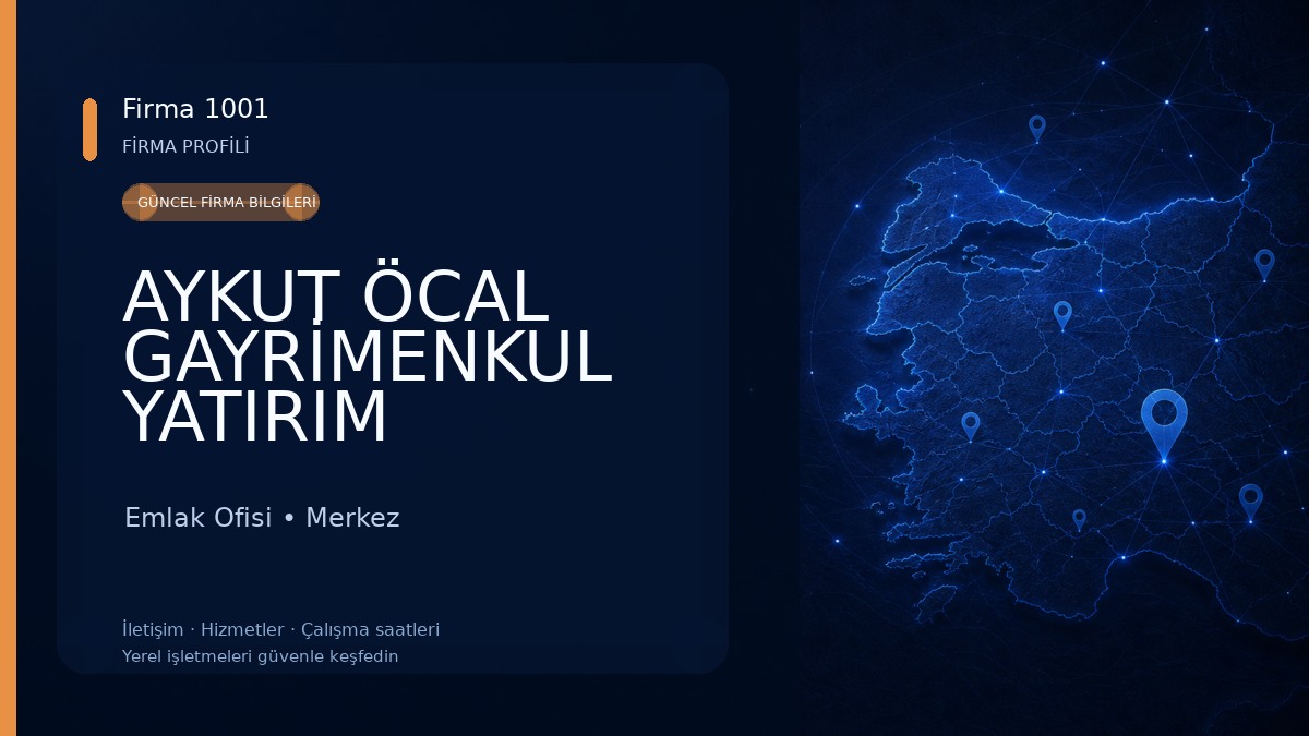 AYKUT ÖCAL GAYRİMENKUL YATIRIM
