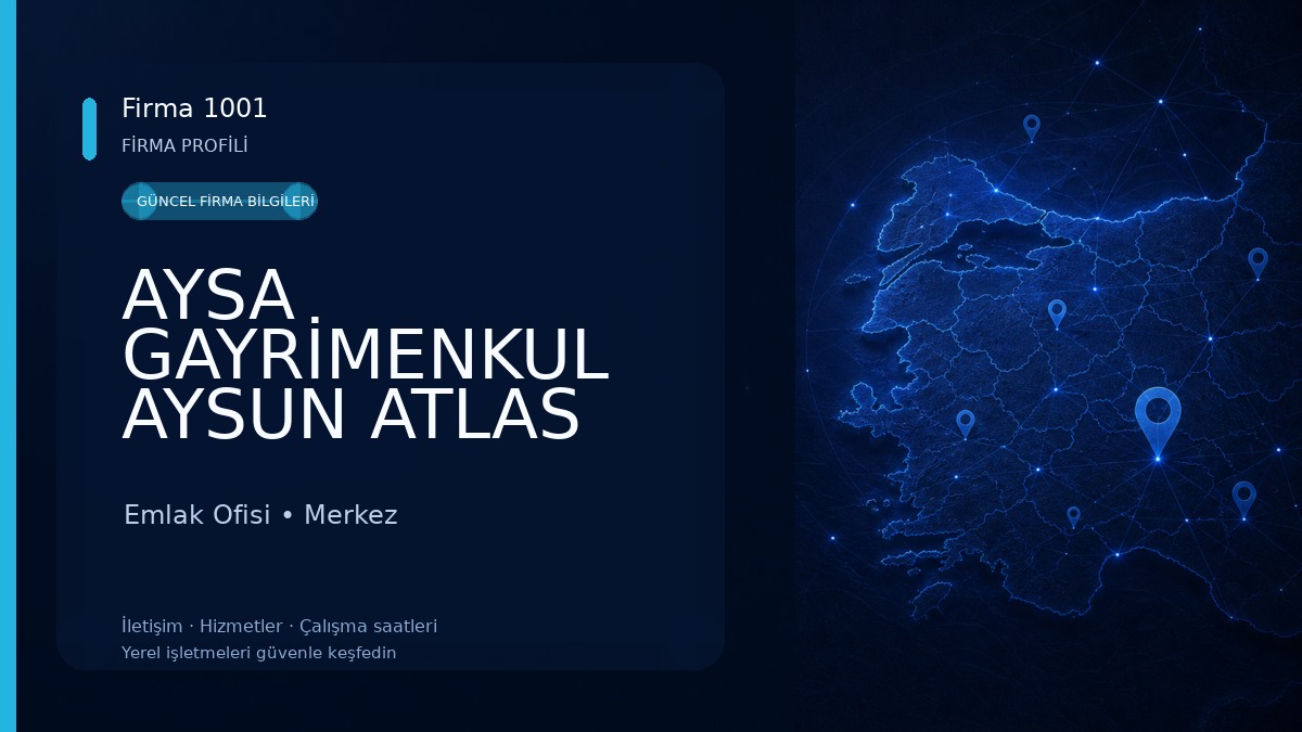 AYSA GAYRİMENKUL AYSUN ATLAS