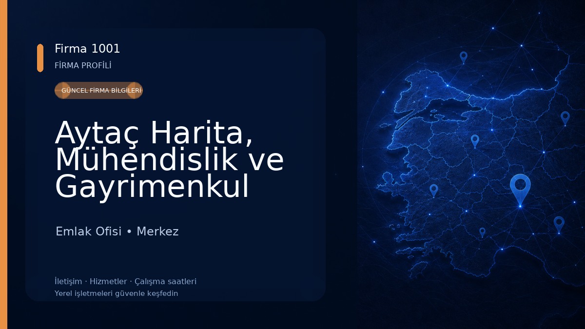 Aytaç Harita, Mühendislik ve Gayrimenkul Değerleme