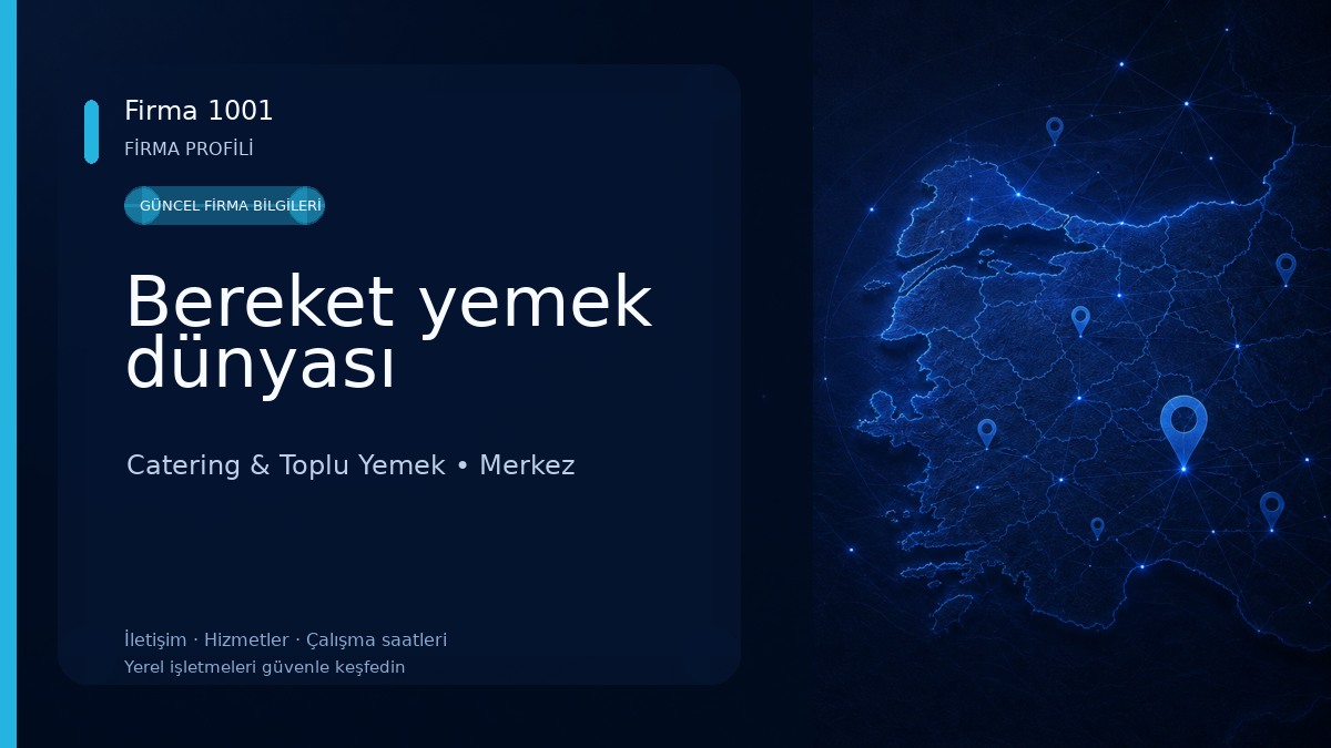 Bereket yemek dünyası