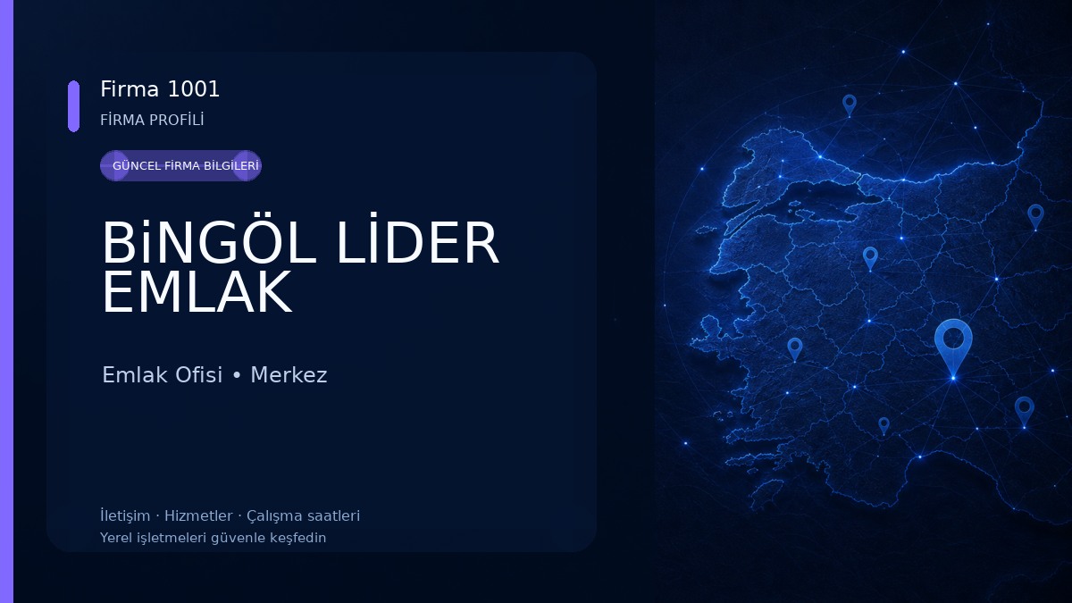 BiNGÖL LİDER EMLAK
