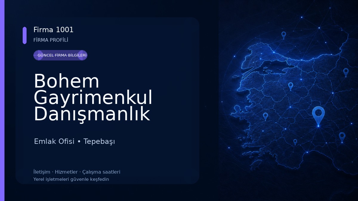 Bohem Gayrimenkul Danışmanlık