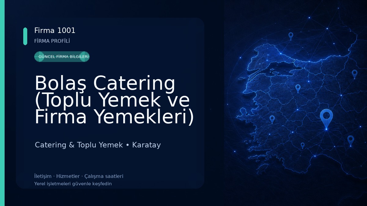 Bolaş Catering (Toplu Yemek ve Firma Yemekleri)