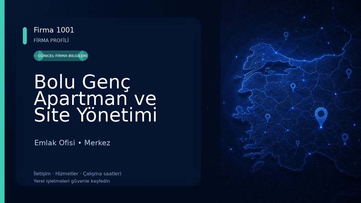 Bolu Genç Apartman ve Site Yönetimi