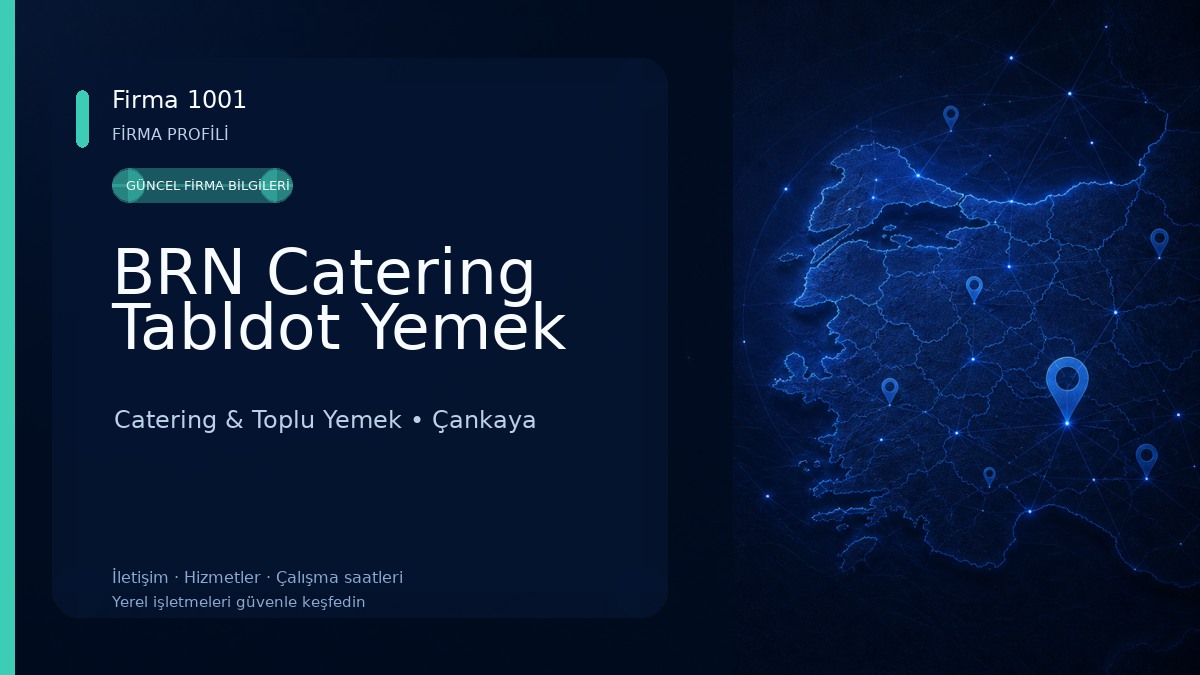 BRN Catering Tabldot Yemek