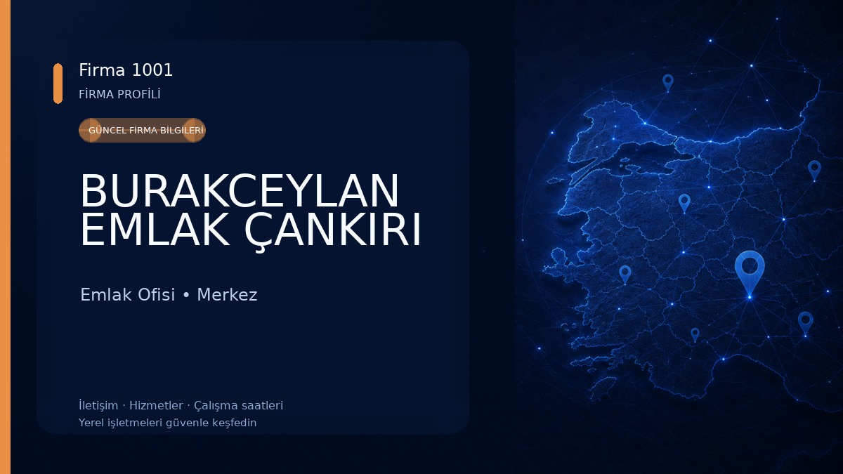 BURAKCEYLAN EMLAK ÇANKIRI