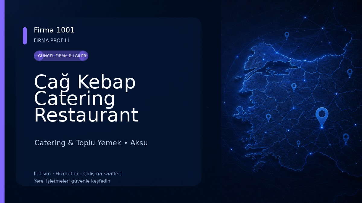 Cağ Kebap Catering Restaurant